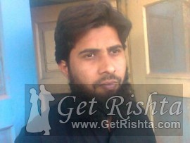 Boy Rishta proposal for marriage in Rahimyar Khan Mian
